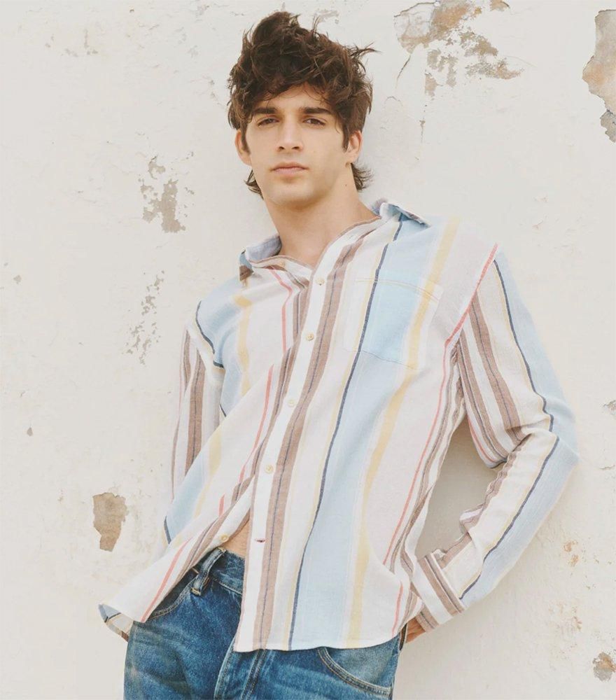 SCOTCH&SODA ストライプガーゼシャツ | 292-11406 - FLAGS SCOTCH&SODA ストライプガーゼシャツ | 292-11406 - FLAGS