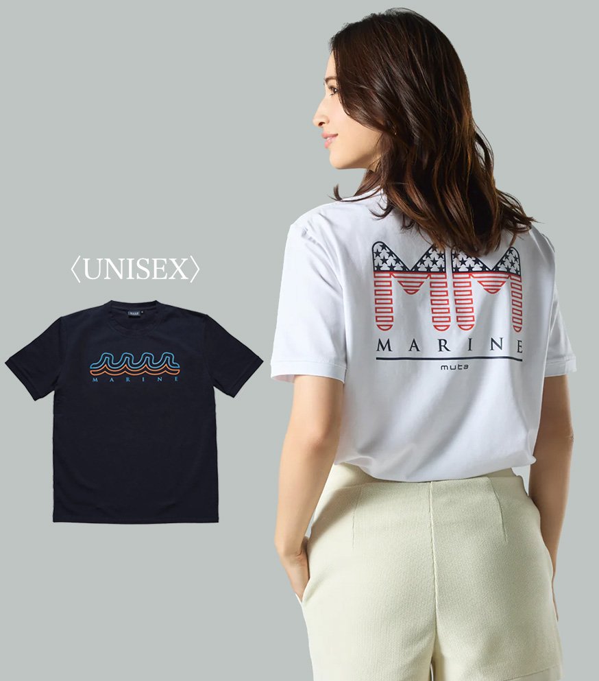 muta MARINE OUTLINE ロゴTシャツ | 全2色 - FLAGS Online/フラッグス オンライン