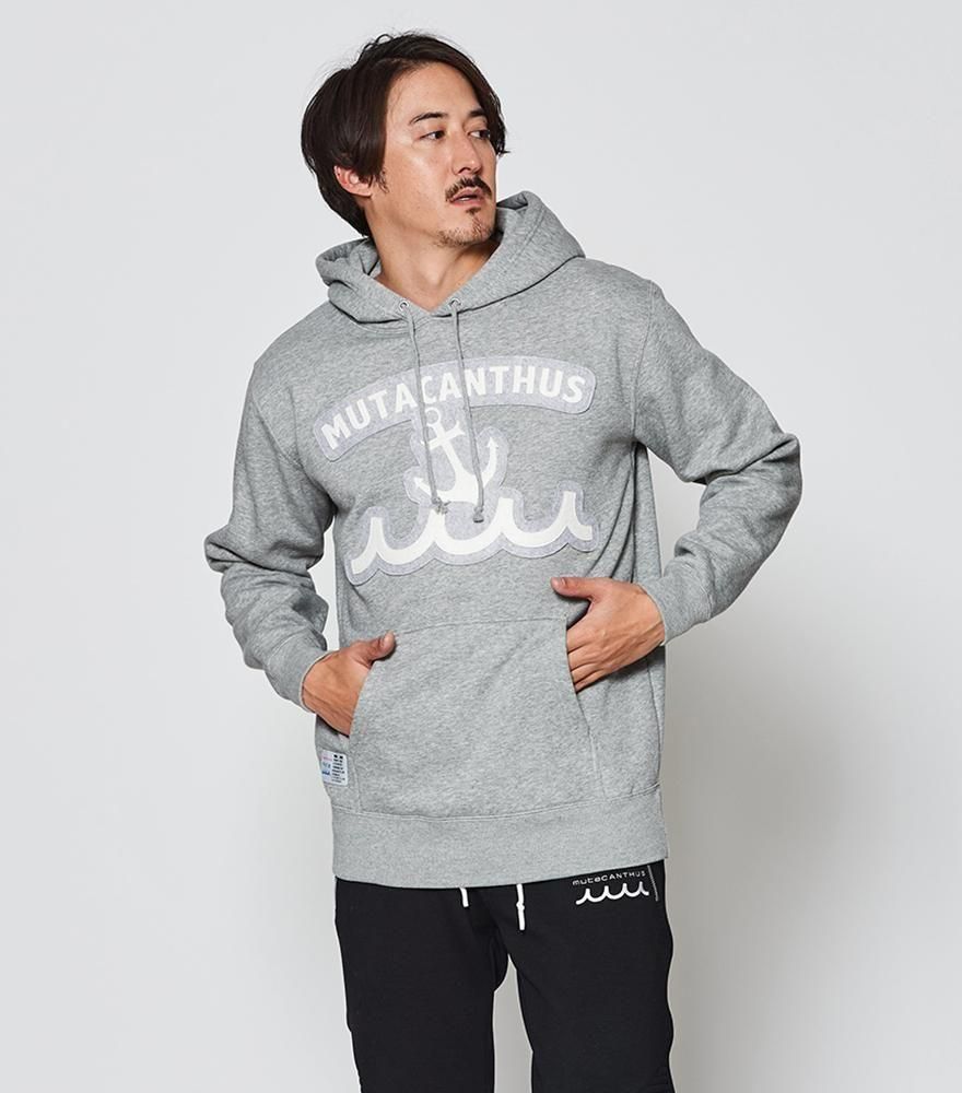 muta × ACANTHUS パーカー muta MARINE × ACANTHUS ロゴ パーカー | ACANTHUS ONLINE STORE