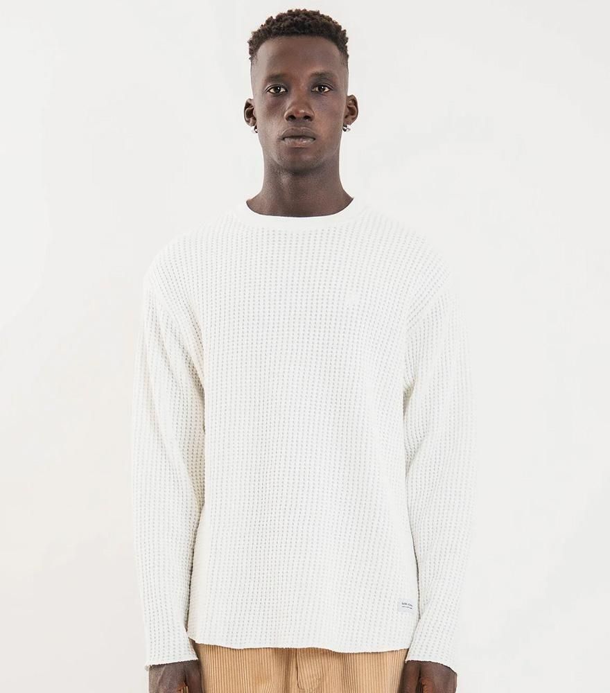 <img class='new_mark_img1' src='https://img.shop-pro.jp/img/new/icons14.gif' style='border:none;display:inline;margin:0px;padding:0px;width:auto;' />BANKS JOURNAL/バンクス ジャーナル カットソー PRESTON BIG WAFFLE:ホワイト