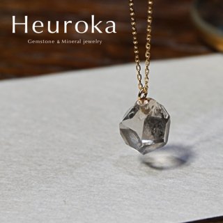 【 Heuroka 】ハーキマ−ダイヤモンド（スモーキー）のネックレス