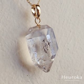 【 Heuroka 】4月の誕生石/ハーキマ−ダイヤモンドのネックレス