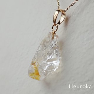 【 Heuroka 】4月 / ロッククリスタル / Necklace / K18YG