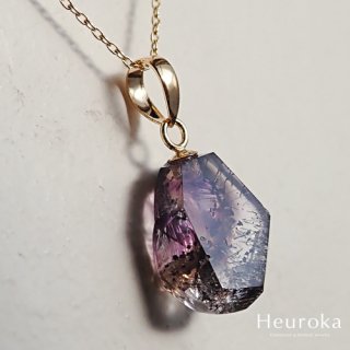 【 Heuroka 】アメジストのネックレス（ スモーキー・レピドクロサイト・ゲーサイト ）