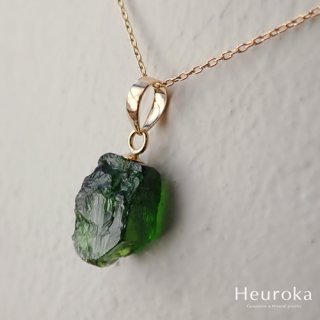 【 Heuroka 】クロムダイオプサイト/ Necklace / K18YG