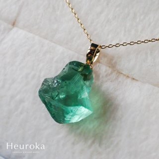 【 Heuroka 】ロジャリー フローライト / Necklace / K18YG