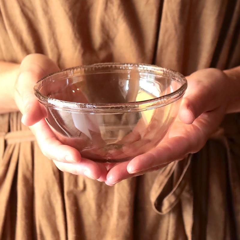西村 青 Frill bowl M - copse | good home good taste good design