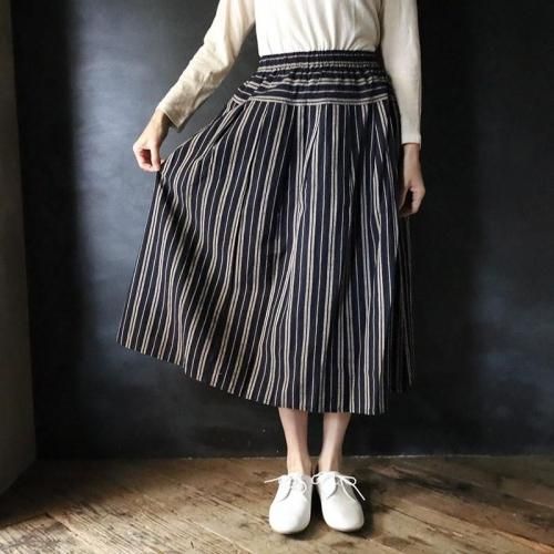 極美品☆ヤンマ産業 yamma☆会津木綿 ツートン ワンピース ともえ縞スミクロ 極美品☆ヤンマ産業 yamma☆会津木綿 ツートン ワンピース