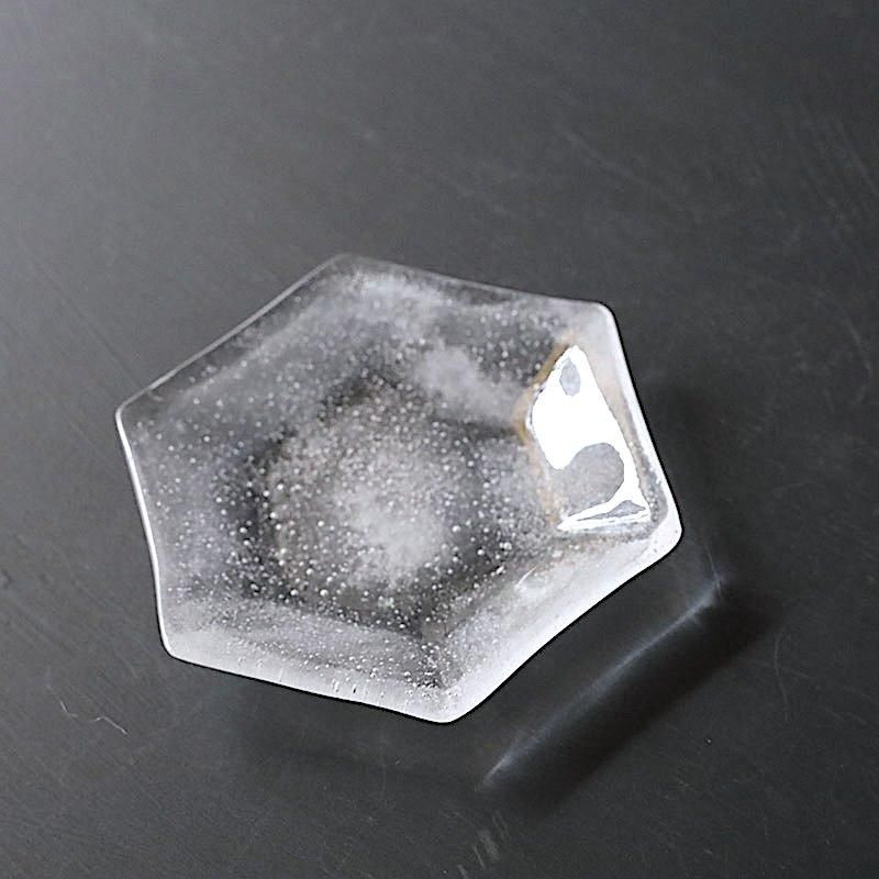 オオタ硝子研究室凛花深皿