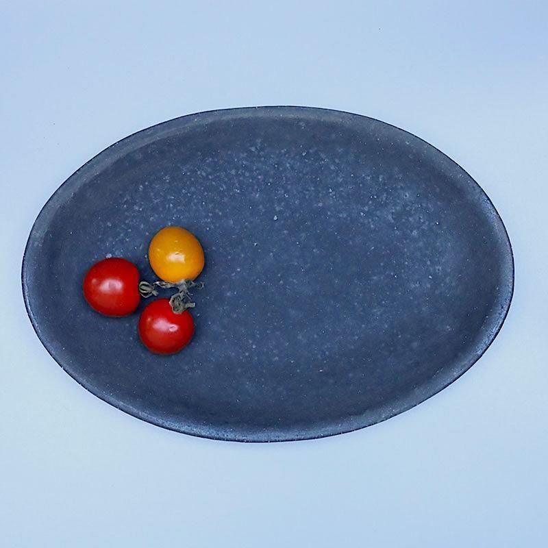 フルカワゲンゴ 炭化 オーバル鉢 - copse | good home good taste good