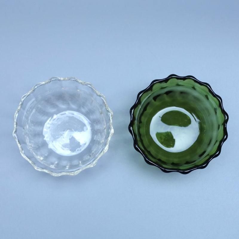 星耕硝子 輪花小鉢（クリア／グリーン） - copse | good home good