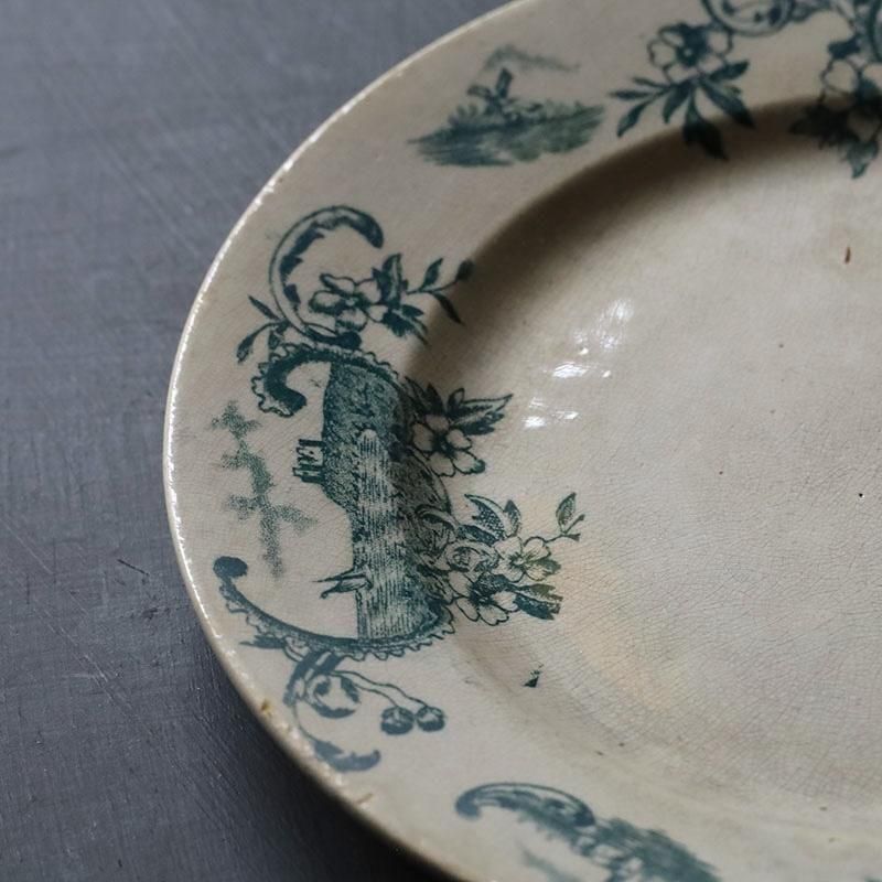 タスカン　プラント　アンティーク 　エナメル　フルーツ絵　デミタス タスカン プラント アンティーク エナメル フルーツ絵 デミタス