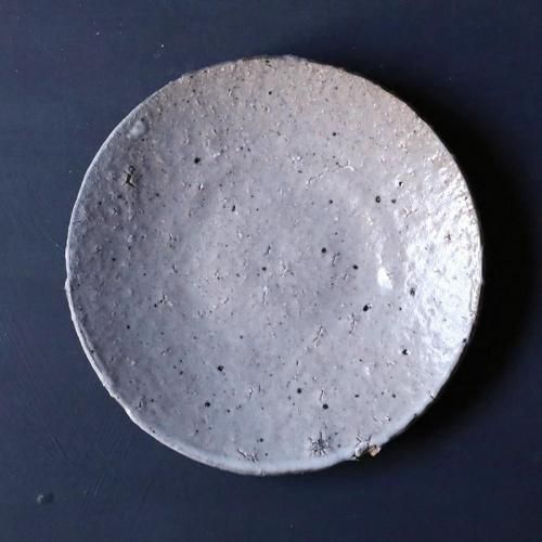 壷田和宏・亜矢 グレー 皿
