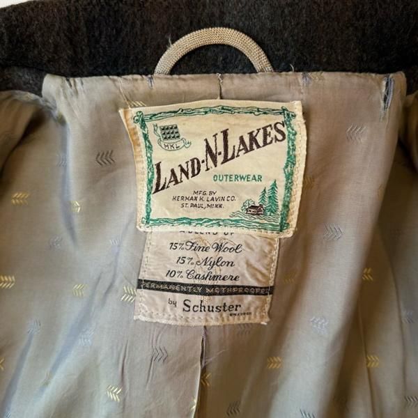 1950's 『LAND-N-LAKES』CASHMERE WOOL JACKET (M) - JENCO