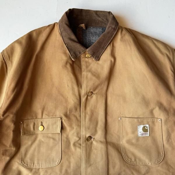 1970〜80's 『CARHARTT』 DUCK CHORE COAT BROWN SIZE 54 (XXXL