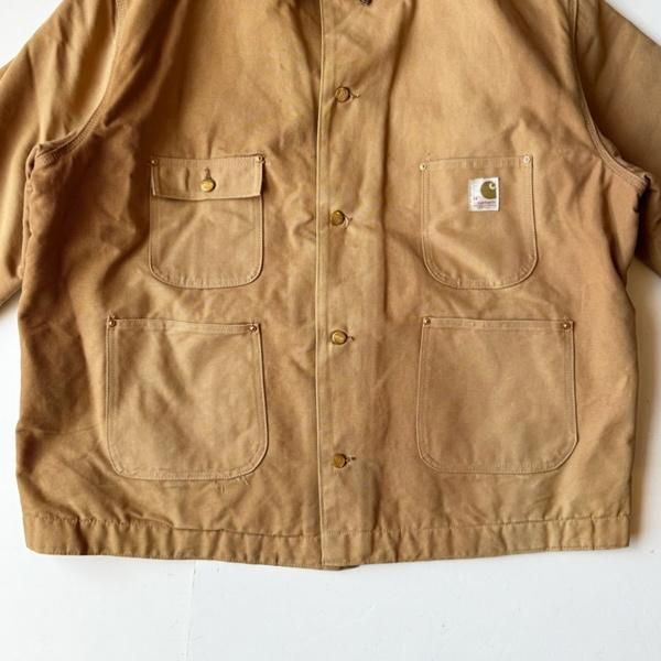 1970〜80's 『CARHARTT』 DUCK CHORE COAT BROWN SIZE 54 (XXXL