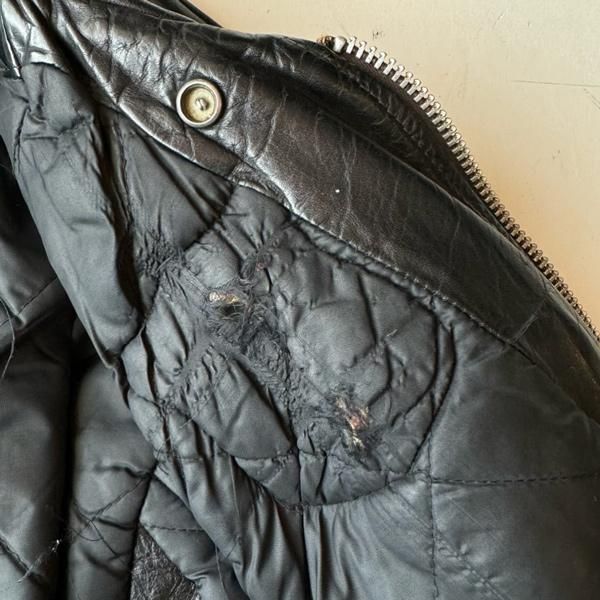 1950〜60's 『SCHOTT』 LEATHER POLICE MAN JACKET (38〜40 1950〜60's 『SCHOTT』 LEATHER POLICE MAN JACKET (38〜40