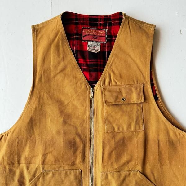 1960’s Cumberland USA製 ダック生地 ハンティングベスト 1960's 『CUMBERLAND』HUNTING DUCK VEST (M) - JENCO - online