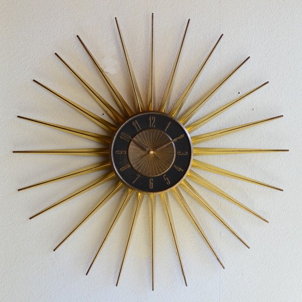 1950's ELGIN SUNBURST CLOCK