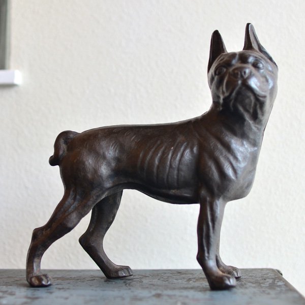 1950'sBOSTON TERRIER BANK DOOR STOPER