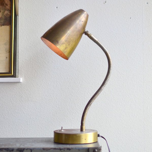 1950's GOOSE NECK DESK LAMP