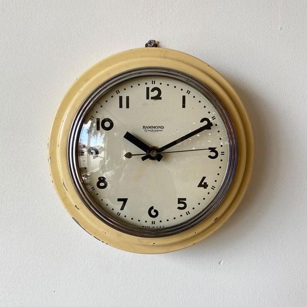 インテリア時計 1930's Hammond Synchronous Wall Clock 1930's Hammond Synchronous Wall Clock