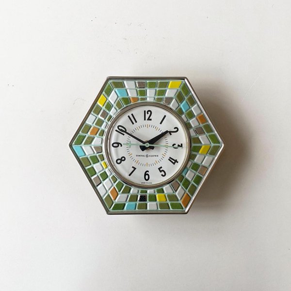 1960's 『GENERAL ELECTRIC』KITCHIN CLOCK (GREEN)