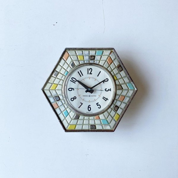 1960's 『GENERAL ELECTRIC』MODEL 2118A KITCHIN CLOCK (WHITE)