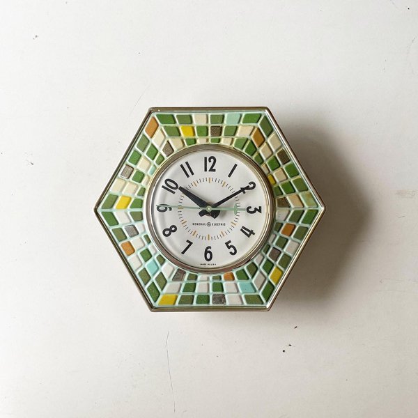 1960's 『GENERAL ELECTRIC』KITCHIN CLOCK (GREEN)