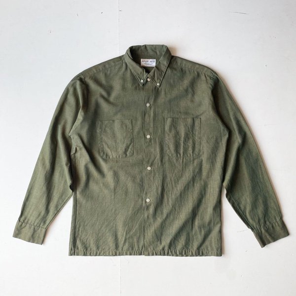 1960's CAMPUS BUTTON-DOWN COTTON BOX SHIRT