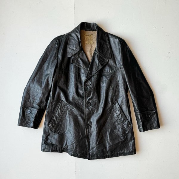 1970's C.A.F GOAT LEATHER COAT (M〜L)