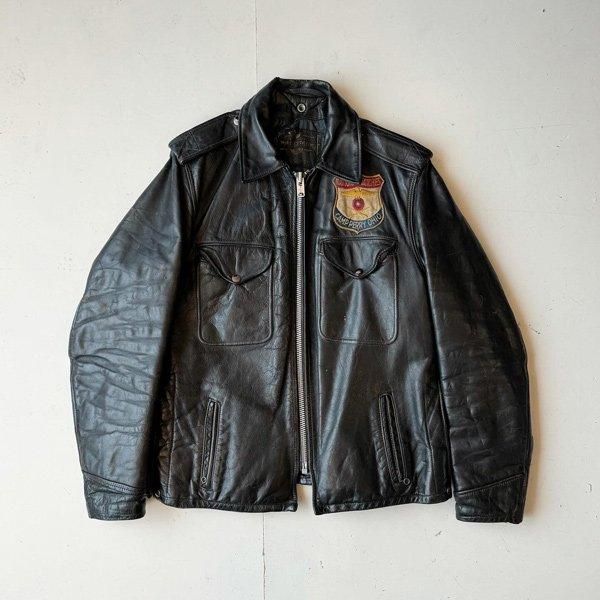 1950〜60's 『SCHOTT』 LEATHER POLICE MAN JACKET (38〜40 1950〜60's 『SCHOTT』 LEATHER POLICE MAN JACKET (38〜40