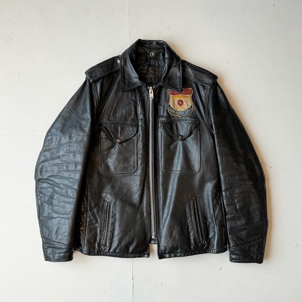 1950〜60's SCHOTT LEATHER POLICE MAN JACKET (38〜40)