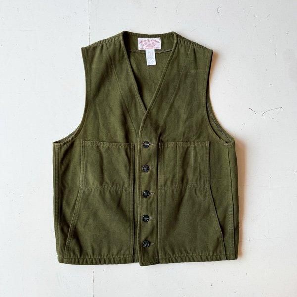 1960〜70's FILSONMOLESKIN WORK VEST MOSGREEN 38(M)