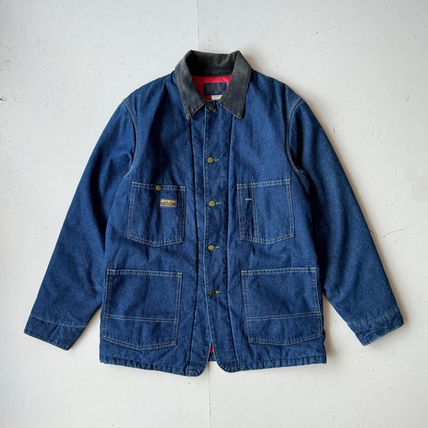 1980's OSHKOSH DENIME CHORE COAT QUILTING LINER (38R)