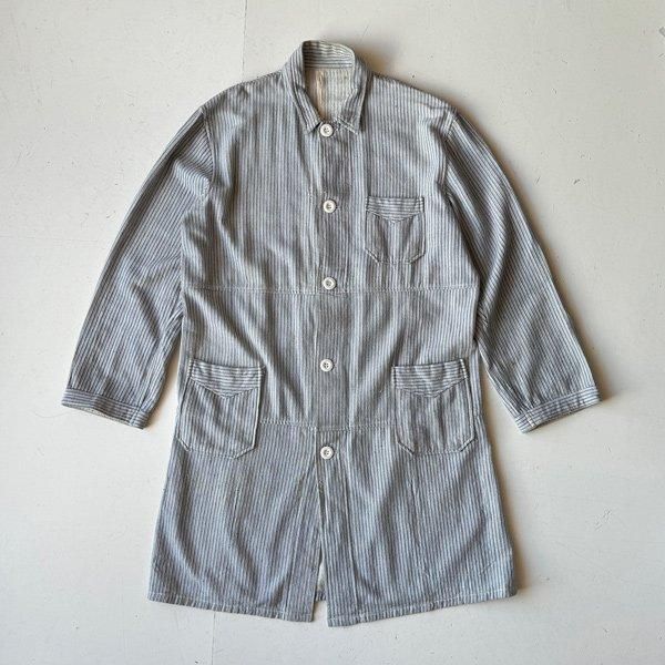 1950〜60's 『UNKNOWN』 EURO COTTON WORK COAT (M)