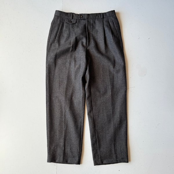 1990's ADOLFO TRABALDOWOOL 2TAC SLACKS (W35 L30)