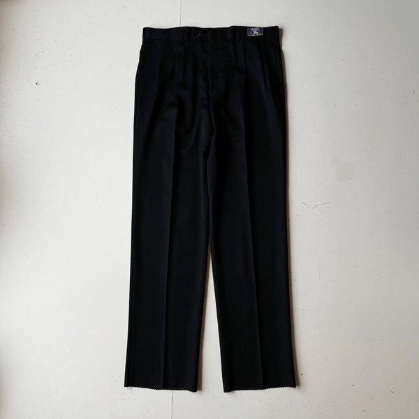 1970's 『BURBERRYS』WOOL 2TAC SLACKS BLACK N.O.S W38 (XL)