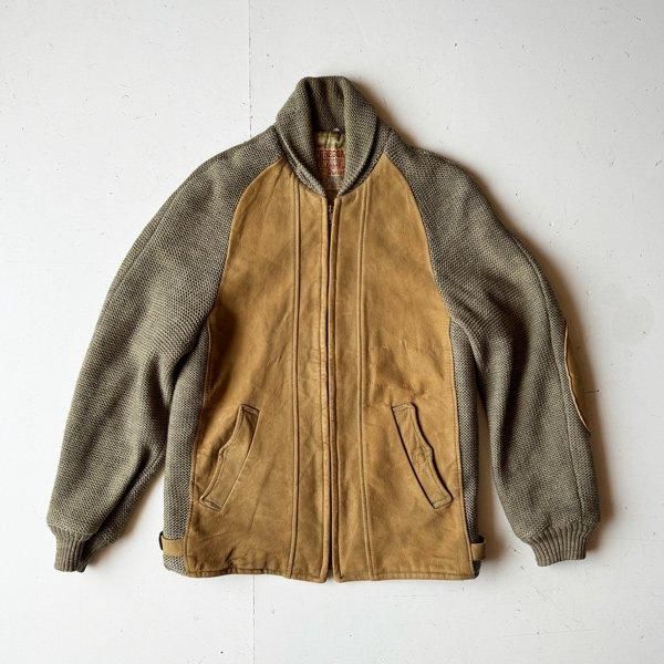 1960's 『MCGREGER』 NUBACK × KNIT JACKET 36(S〜M)