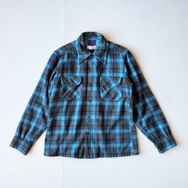 1970's 『PENDLETON』 WOOL BOARD SHIRT M (S)