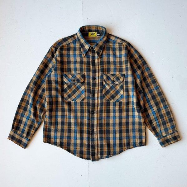 1970's 『MR.LEGGS』COTTON FLANNEL CHECK SHIRTS (L)