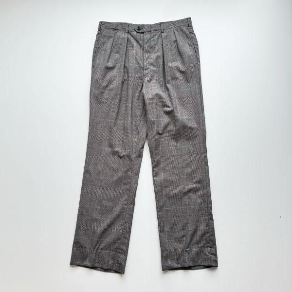 70'sUNKNOWN 1TAC GLEN CHECK SLACKS  SIZE ɽʥ(W33 L31)