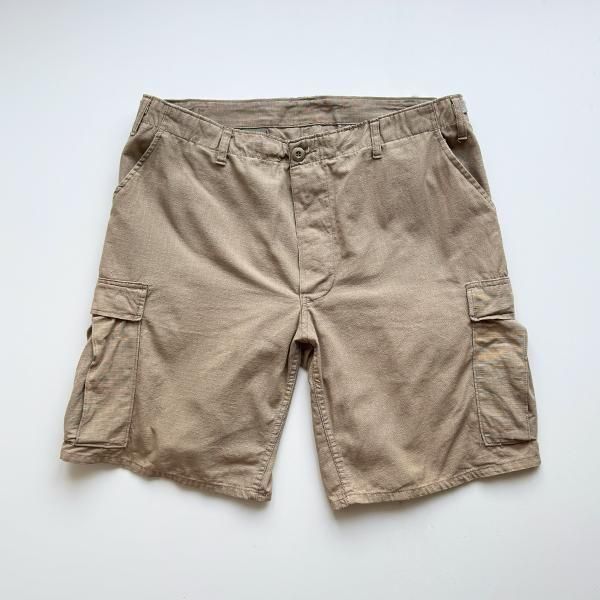 1990'sU.S.ARMY TYPE RIPSTOP CARGO SHORTS  SIZE LARGE