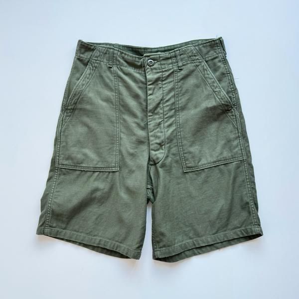 1970's U.S.ARMYOG-107 UTILITY COTTTON CUTOFF SHORTS  SIZE ɽʥ (W31)