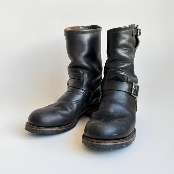 1990's RED WING PT91 2268 ENGINEER BOOTS SIZE 9 D 27cm