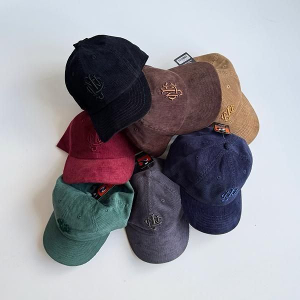 JENCO'S SOUVENIR INTERLOCKING MONOGRAM LOGO CORDUROY B.B CAP