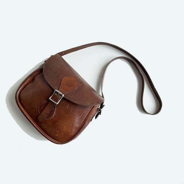 1970's GORKEY COMPANY LEATHER BAG BROWN