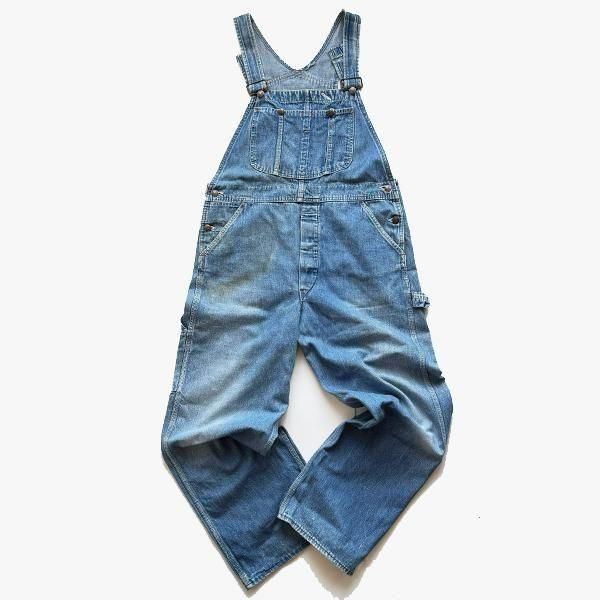 1970's MONTGOMERY WORDDENIM OVER ALL  SIZE W42 L38 (W38 L29)