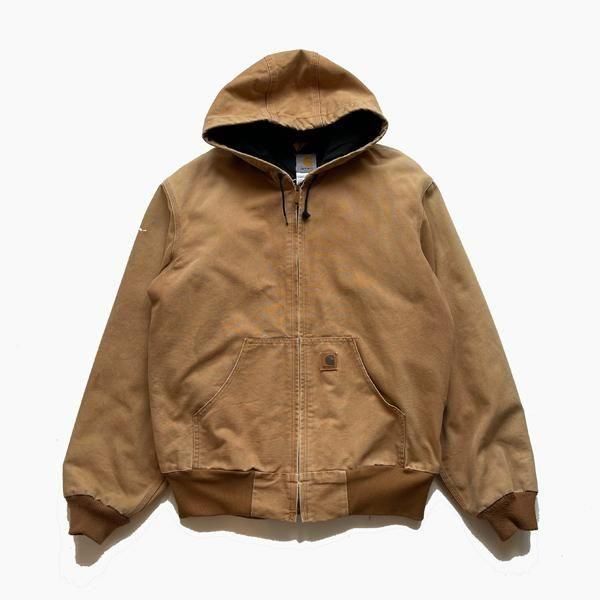 1990's CARHARTT ACTIVE JACKET BROWN SIZE MIDIUM (L)