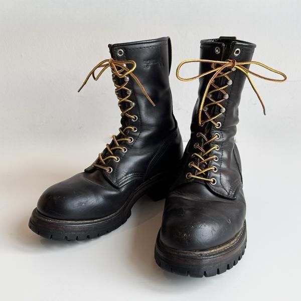 1990's ��RED WING��PT91 LOGGER BOOTS SIZE 7 D (25cm)